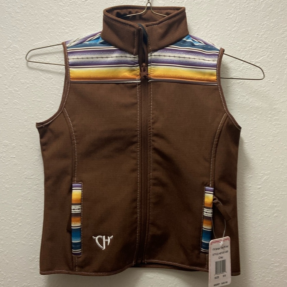 NWT’s Girls Vest Cowgirl Hardware Size 6